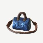 Louis Vuitton Speedy Bandoulière 25 Bag Blue For Women‎ 9.8n/25cm
