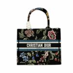 Christian Dior Small Dior Tote Bag Black For Women 10.5 in/ 26.5cm