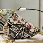 Christian Dior Saddle Bag Beige For Women 10in/25.5 cm