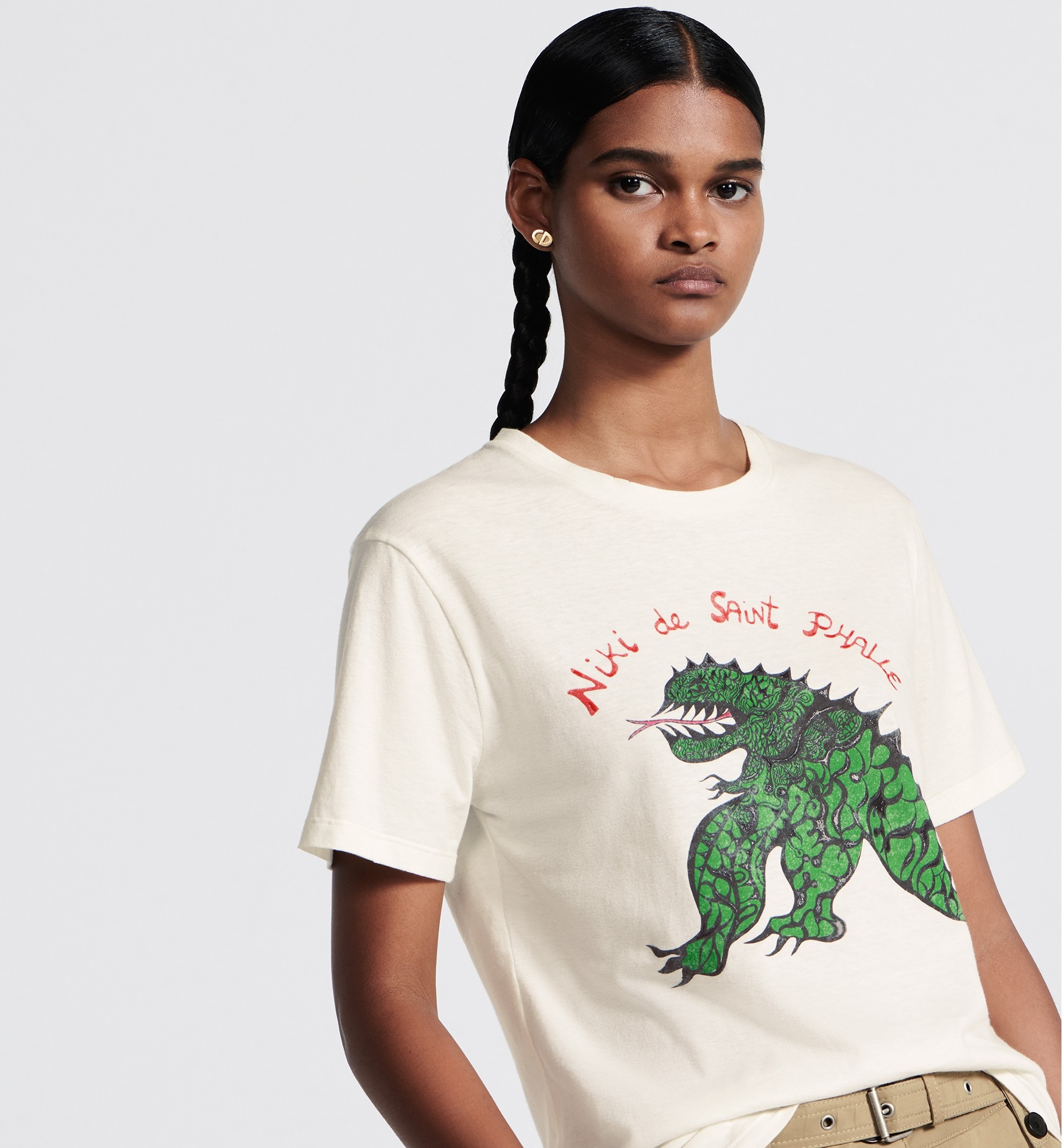 Christian Dior T-Shirt White For Women - 413T09A4519_X0200