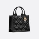 Christian Dior Small Dior Book Tote Bag Black For Women M1325OWHP_M900 - 26.5 Cm/ 10.5 Inches