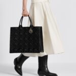 Christian Dior Large Dior Book Tote Bag Black For Women M1323OWHP_M900 - 41.5 Cm/ 16.5 Inches