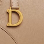 Christian Dior Saddle Rodeo Pouch Biscuit For Women S5909CCEH_M55U - 20 Cm/ 8 Inches