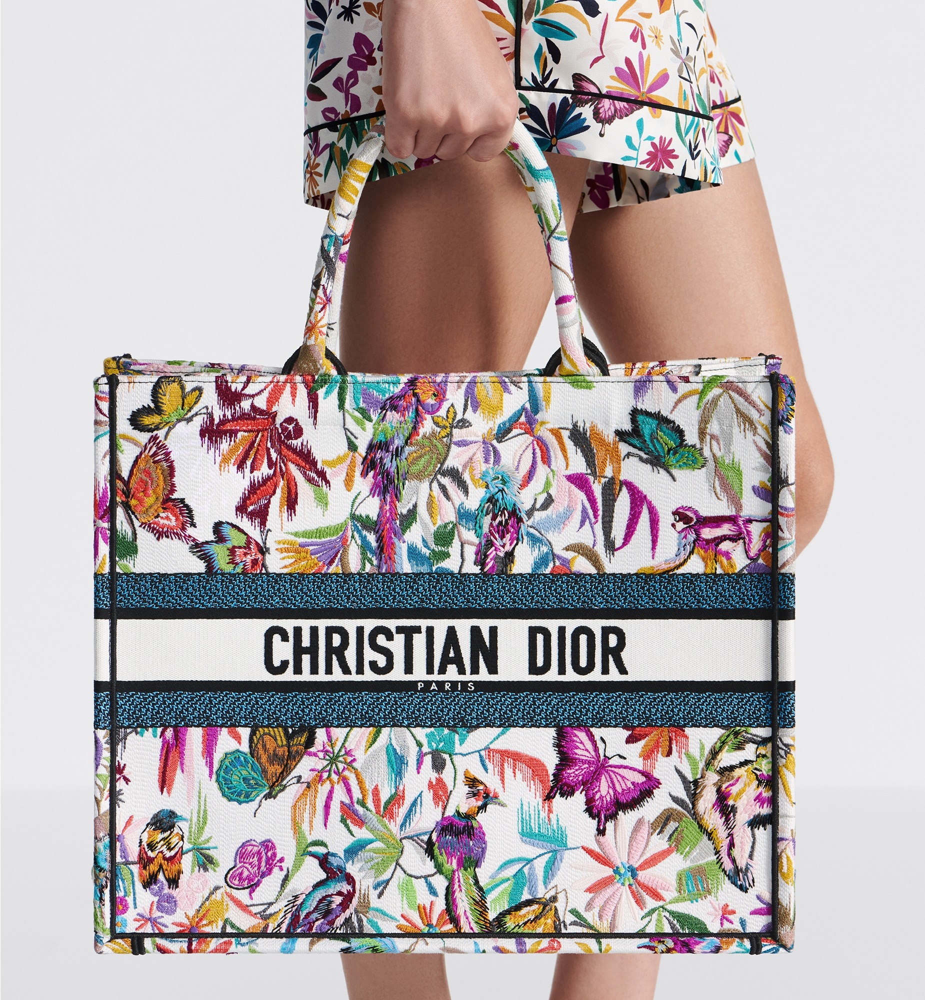 Christian Dior Large Dior Book Tote Bag For Women M1286ZECJ_M933 - 42 Cm/ 16.5 Inches