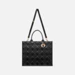 Christian Dior Large Dior Book Tote Bag Black For Women M1323OWHP_M900 - 41.5 Cm/ 16.5 Inches