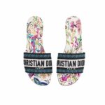 Christian Dior Dway Slide White Multicolor For Women - KCQ209TFA_S43L