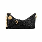 Christian Dior Diorstar Hobo Bag With Chain Bag Black For Women S3202UNIO_M900- 28.5 Cm/ 11 Inches
