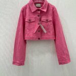 Gucci Jumbo GG Jacket Pink For Women