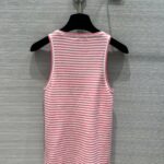 Chanel Knitted Vest Pink For Women