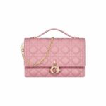 Christian Dior Miss Dior Top Handle Bag Pink For Women M0997ONGE_M92P - 24 Cm/ 9.5 Inches