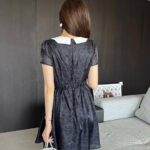 Chanel Short Sleeved Dress Black For Women
