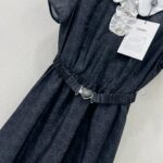 Chanel Short Sleeved Dress Black For Women