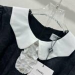 Chanel Short Sleeved Dress Black For Women