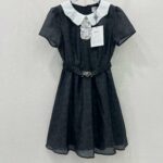 Chanel Short Sleeved Dress Black For Women