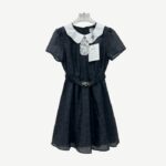 Chanel Short Sleeved Dress Black For Women