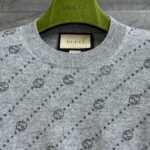 Gucci Short Sleeves T-Shirt Grey For Women