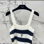 Dior Slim Sleeveless Short White For Women