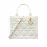 Christian Dior Small Dior Book Tote Bag Latte For Women M1325OWHP_M030 - 26.5 Cm/ 10.5 Inches