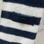 Dior Striped Knitted Camisole White For Women