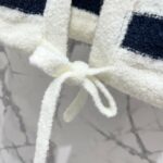 Dior Striped Knitted Camisole White For Women