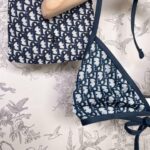 Dior Swimsuit Navy Blue For Women