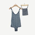 Dior Swimsuit Navy Blue For Women