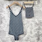 Dior Swimsuit Navy Blue For Women
