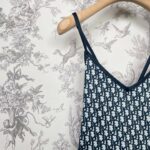 Dior Swimsuit Navy Blue For Women