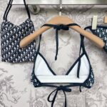 Dior Swimsuit Navy Blue For Women