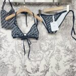 Dior Swimsuit Navy Blue For Women