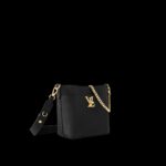 Louis Vuitton Lock And Walk Bag Black For Women M24006- 20.5 Cm/ 8 Inches