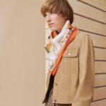 Hermes Harnais De Coeur Scarf 90 White For Women
