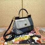 Dolce & Gabbana Large Sicily Handbag Blue For Women 11.4in/29cm