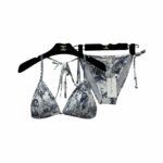 Dior Swimsuit Two Pieces Forest Pattern White For Women