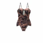 Dior Swimsuit Frill Orange For Women