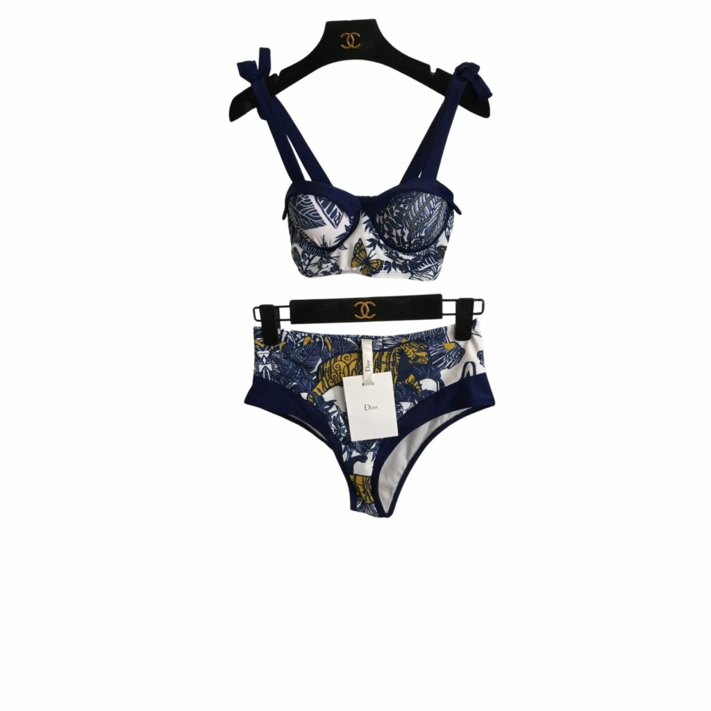 Dior Swimsuit Navy Blue For Women