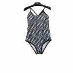 Dior Swimsuit Oblique Cross Strap Black For Women