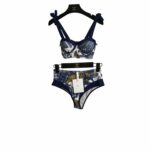 Dior Swimsuit Navy Blue For Women