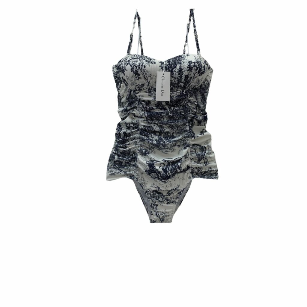 Dior Swimsuit Frill White For Women
