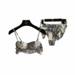 Dior Swimsuit Complex Pattern Beige For Women
