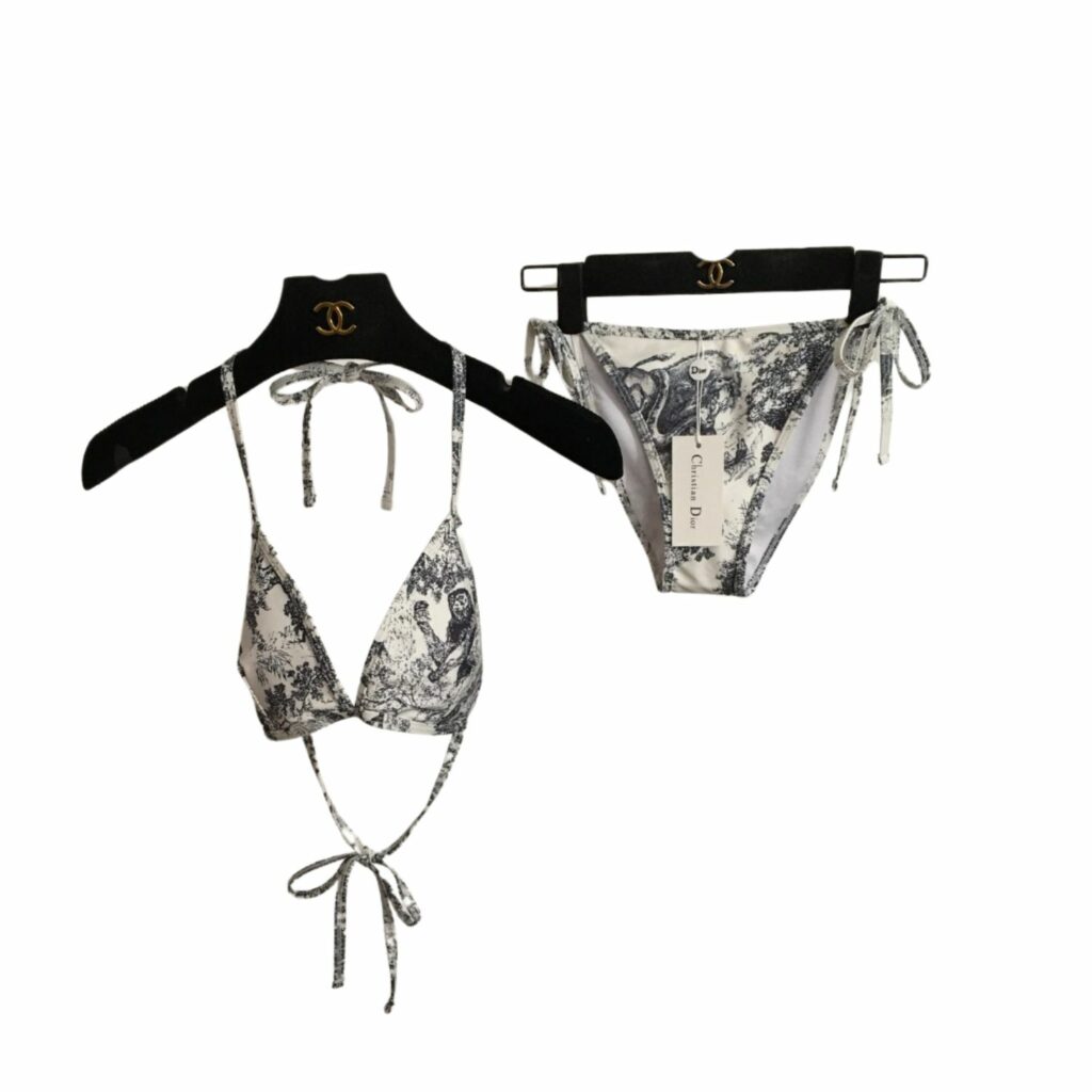 Dior Swimsuit Two Pieces Beige For Women