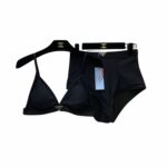 Prada Swimsuit Two Pieces Black For Women