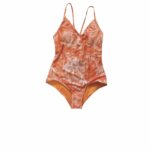 Dior Swimsuit Complex Pattern Orange For Women