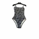 Chanel Swimsuit Douple C Black For Women