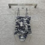 Dior Swimsuit Frill White For Women
