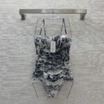 Dior Swimsuit Frill White For Women