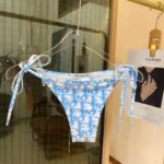 Dior Swimsuit Oblique Blue For Women