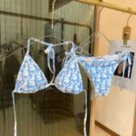 Dior Swimsuit Oblique Blue For Women