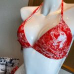 Dior Swimsuit Complex Pattern Two Pieces Pink For Women