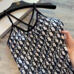 Dior Swimsuit Oblique Cross Strap Black For Women